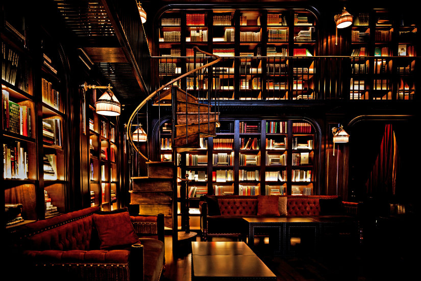 luxury hotel NoMad library