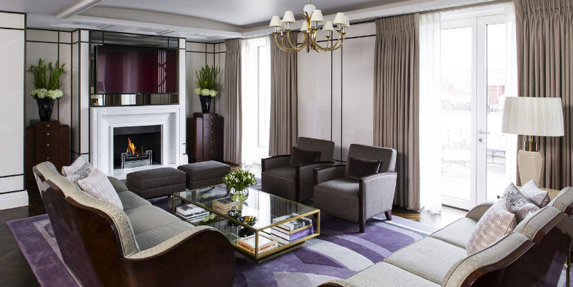 The beaumont hotel art deco design