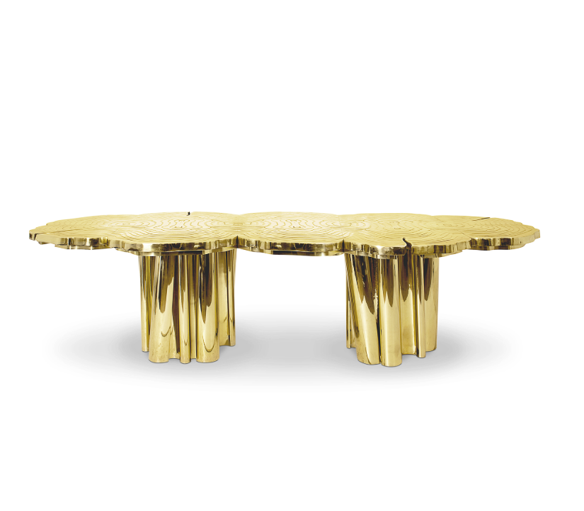 Fortuna Dinning Table - Golden Metallics trend 2020